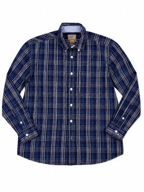 Schmidt's Workwear XXXL Men's Blue Plaid Shirt